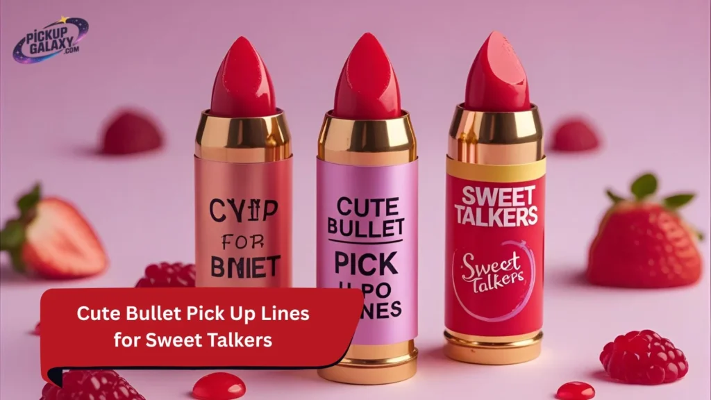Cute Bullet Pick Up Lines for Sweet Talkers