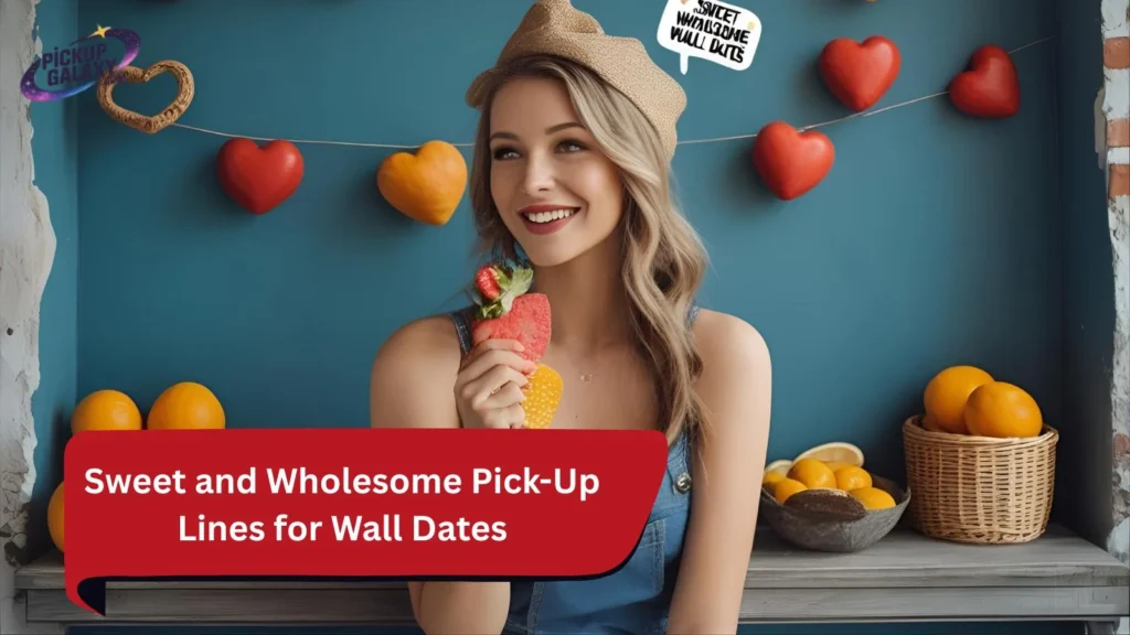 Sweet and Wholesome Pick-Up Lines for Wall Dates