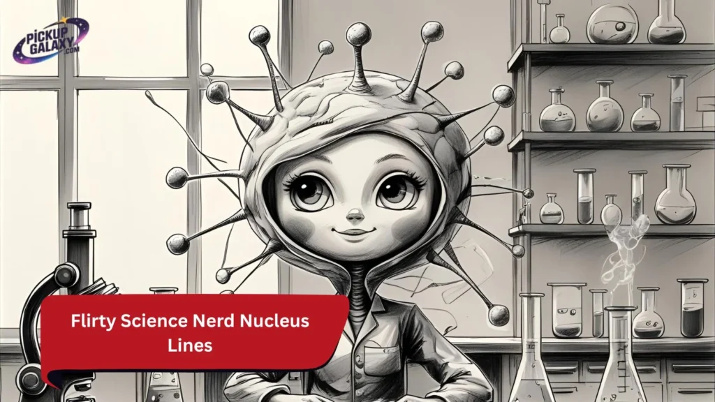 Flirty Science Nerd Nucleus Lines