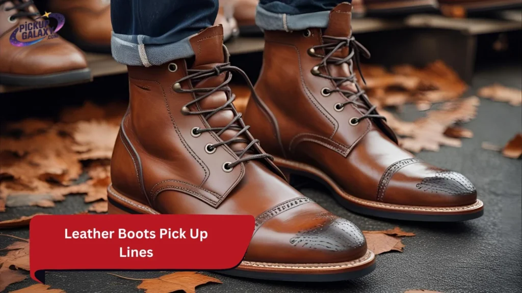 Leather Boots Pick Up Lines