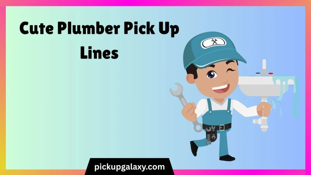 Cute Plumber Pick Up Lines