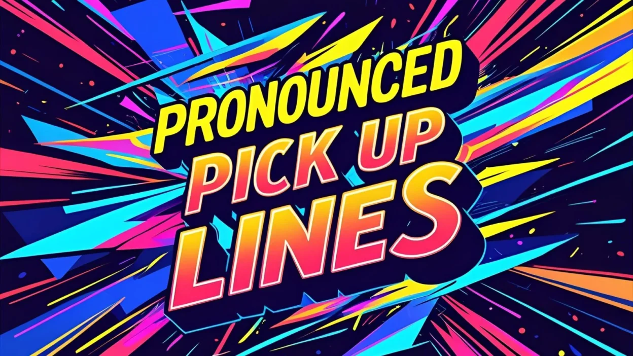 Pronounced Pick Up Lines and Rizz