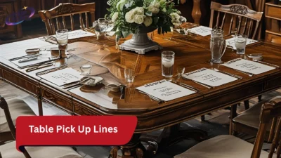 Table Pick Up Lines
